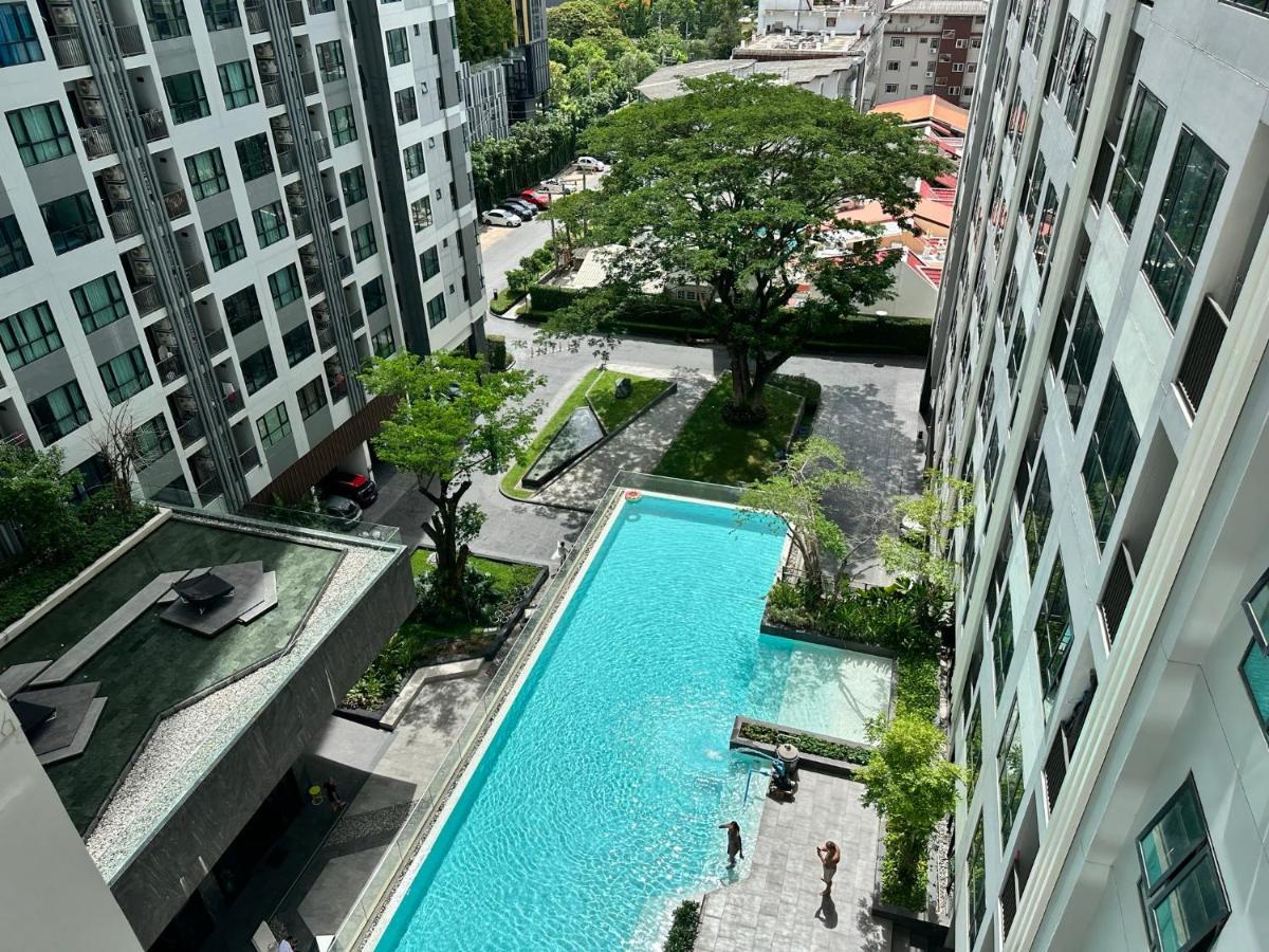 Best Location Condo With Swimming Pool, Gym, Sauna, Washing Mashine, Fast Internet In Central Of Pattaja Kültér fotó